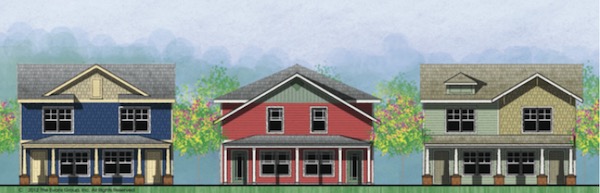 Duplex cottage student housing design