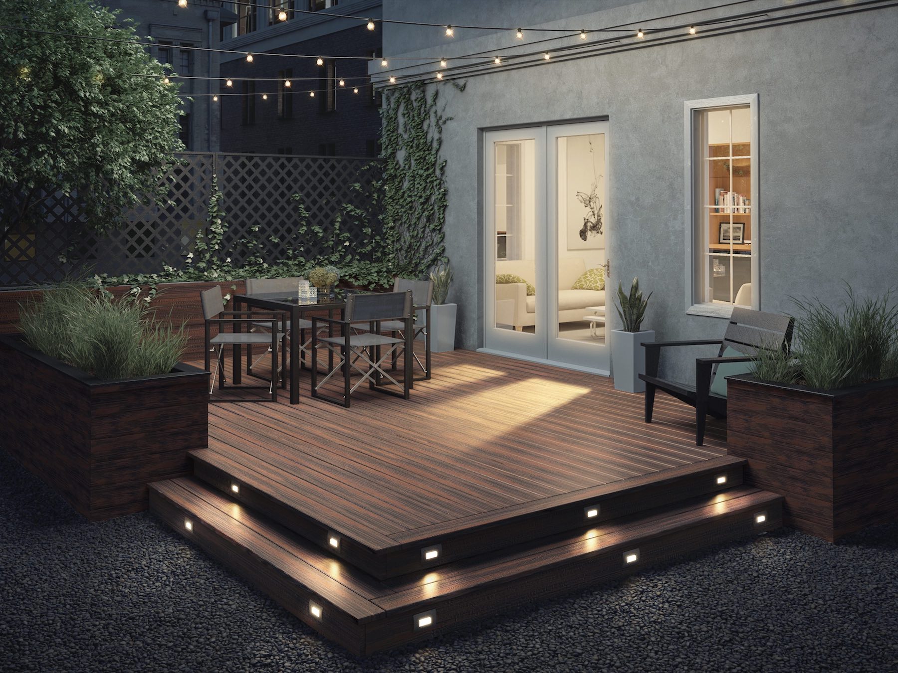 Deckorators by Hinkley Lighting, a new line for outdoor living that offers a wide selection of 12-volt LED post cap, step light 