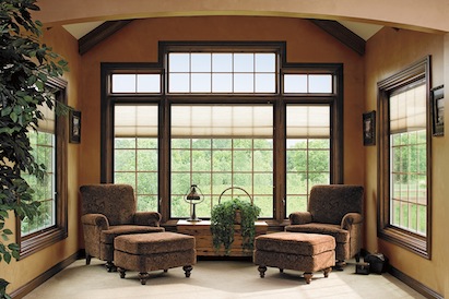 New energy-efficient windows in a home