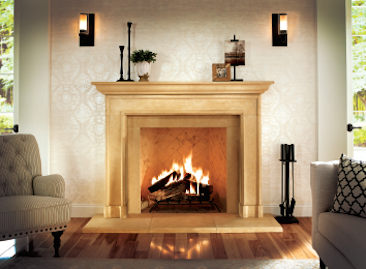 Eldorado Stone fireplace surrounds