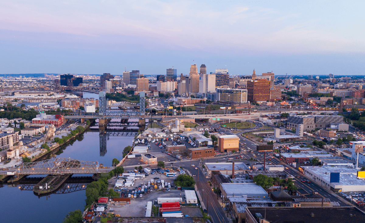 View of Newark, NJ, where home values have risen most in the US in 2023