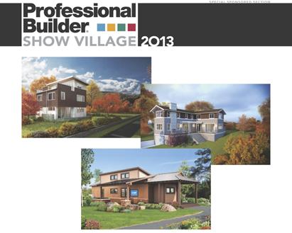 The 2013 Show Village has a dual theme of “design innovation and attainable sustainability.” 
