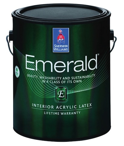 Emerald Interior and Exterior paints from Sherwin-Williams are durable and self-