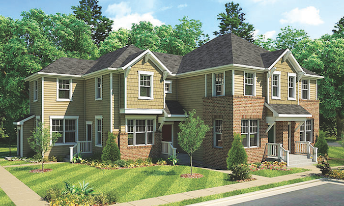 Exterior of the design for RPGA Design Group's Byers Avenue homes 