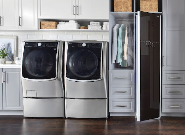 The New American Home 2020 products LG Appliances laundry