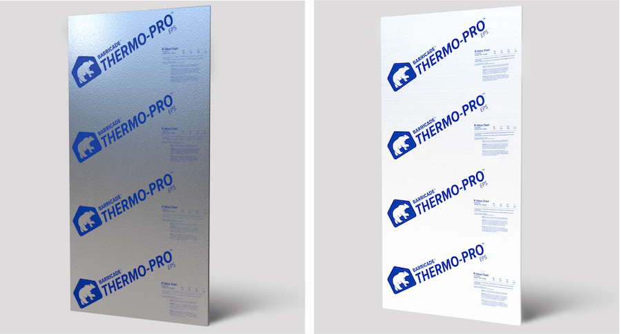 Barricade Building Products ThermoPro Rigid Insulation System—two options