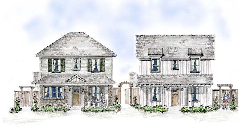 front elevation design for Blue Ridge by Larry Garnett Designs