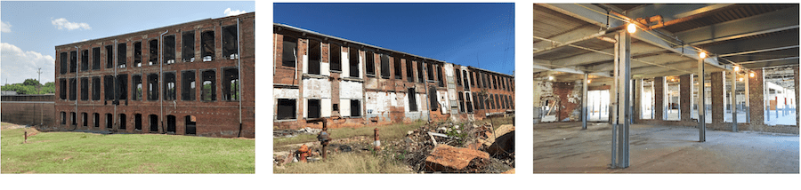 The Chronicle Mill adaptive reuse project before images 