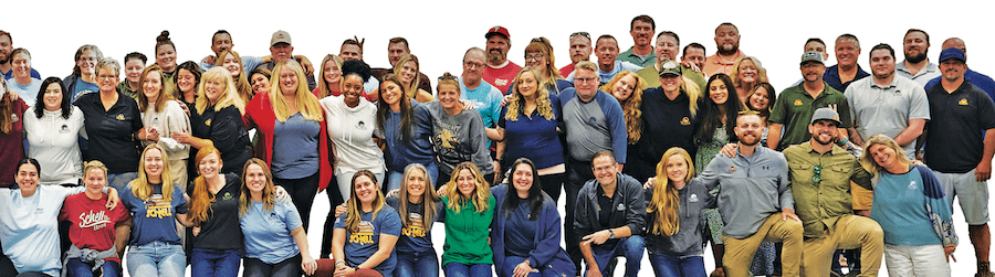 Happy employees at Schell Brothers, Pro Builder's 2023 Builder of the Year