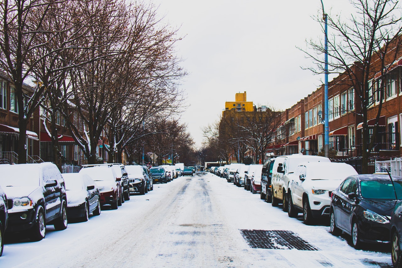 Snowy street