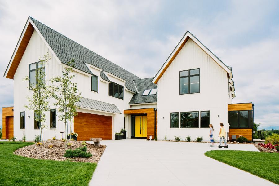 The 4,696-square-foot home features Uponor plumbing, fire sprinkler and radiant floor heating systems.