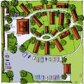 Plan of proposed Tiny House Village, in Sonoma County, Calif.