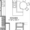 sample kitchen layout