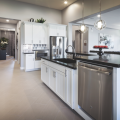 model home at Victory, kitchen, interior