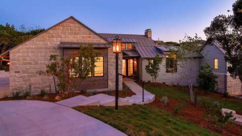 2019 Professional Builder Design Awards Silver Single Family 2001 to 3100 sf exterior approach