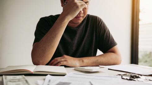 Man stressed out over payments