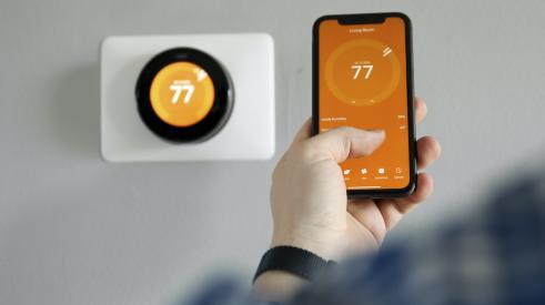Smart home thermostat