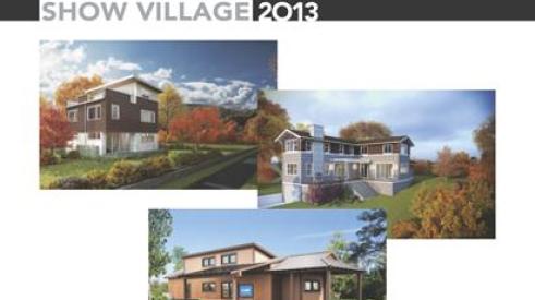 The 2013 Show Village has a dual theme of “design innovation and attainable sustainability.” 
