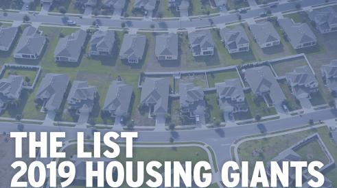 2019 Professional Builder Housing Giants list