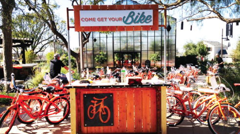 Pavilion Park bike stand
