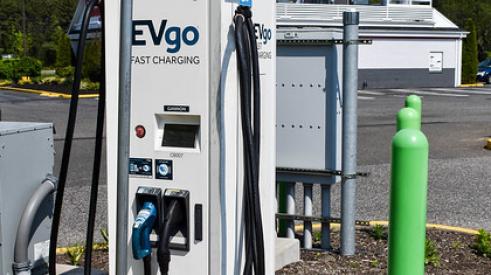 Electric-car-charging-station