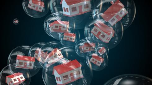 housing bubble graphic