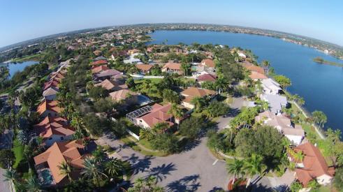 Housing aerial in Florida