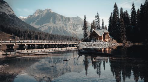Cabin at Emerald Lake, Canada