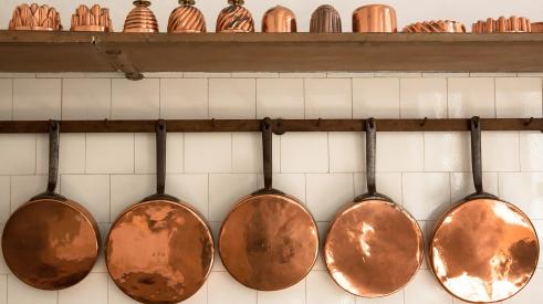 Copper pans