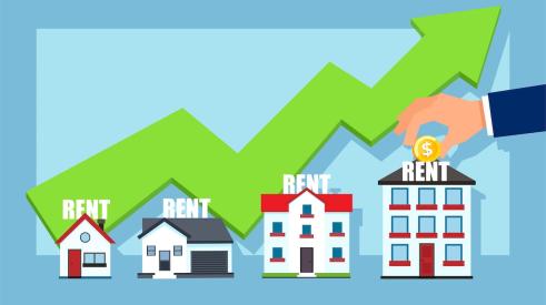 rent increase graphic