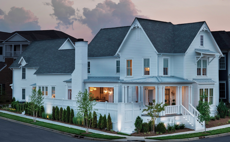 2019 Professional Builder Design Awards Silver Single Family over 3100 sf modern farmhouse exterior