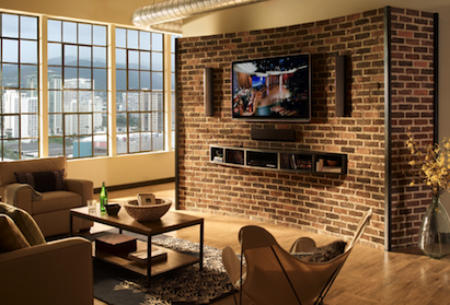 Product of the Week: MediaWall built-in stone wall