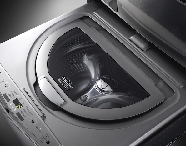 LG SideKick compact clothes washer for the laundry room