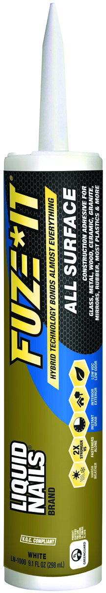 Fuze It All Surface construction adhesive LN-200 from Liquid Nails