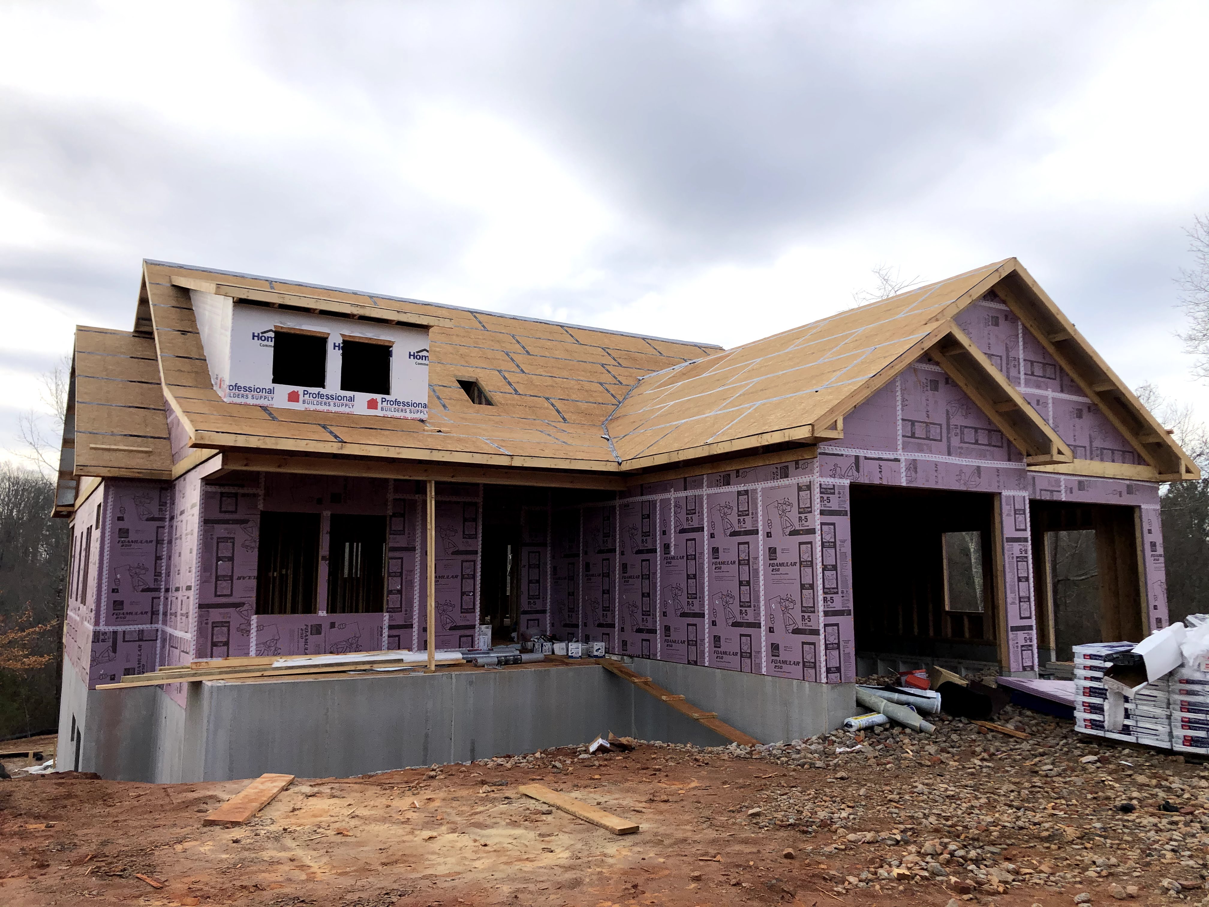 Addison Homes exterior insulation and fortified roof