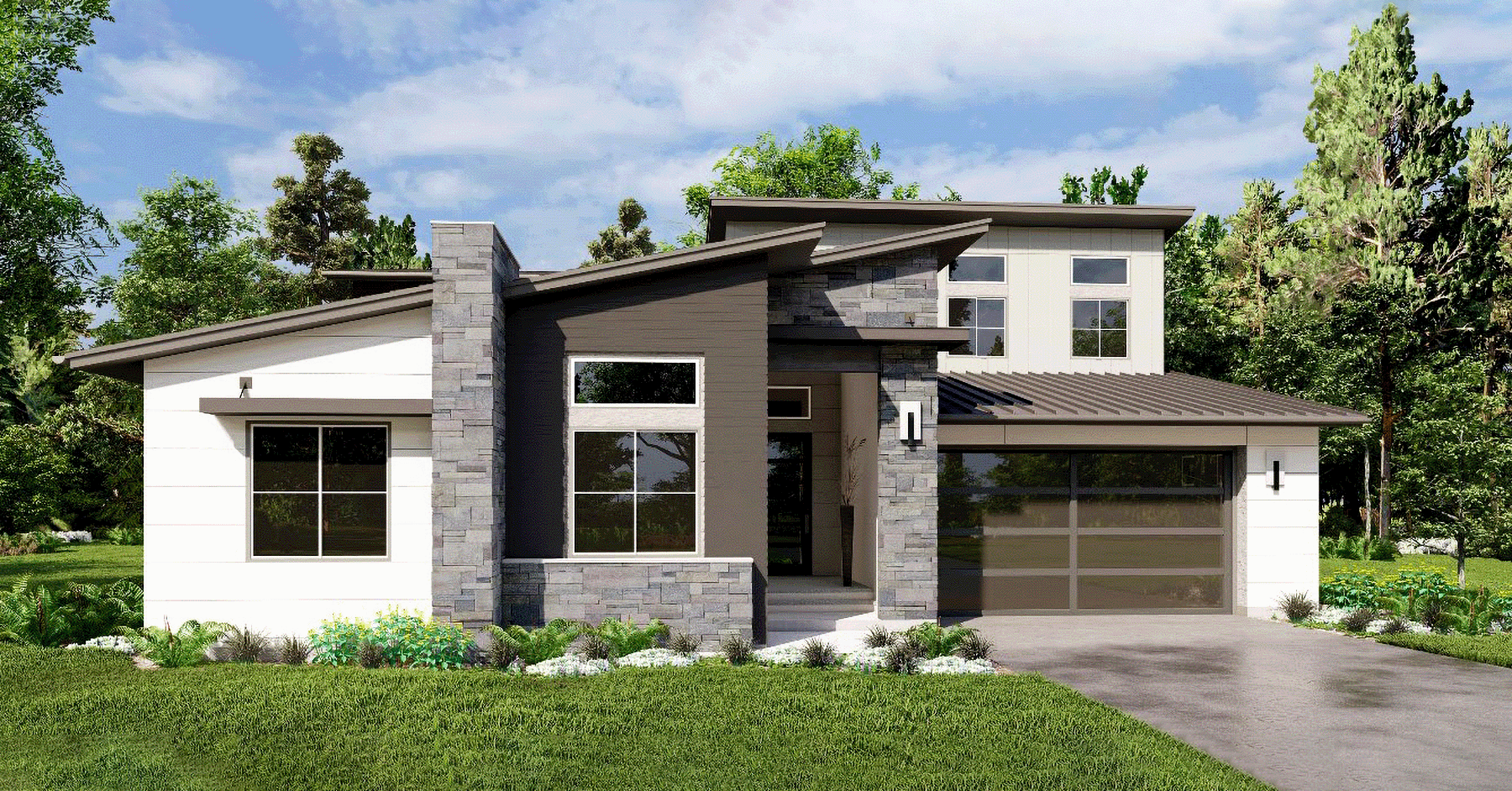 Modern farmhouse exterior 