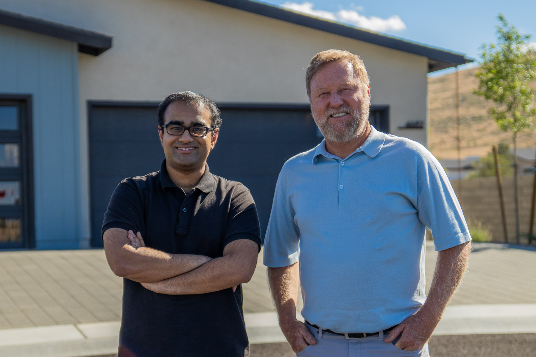 Pictured: Salman Ahmad, CEO and co-founder of Mosaic (l.), and Dave Everson, Owner of Mandalay Homes (r.), an early partner of Mosaic