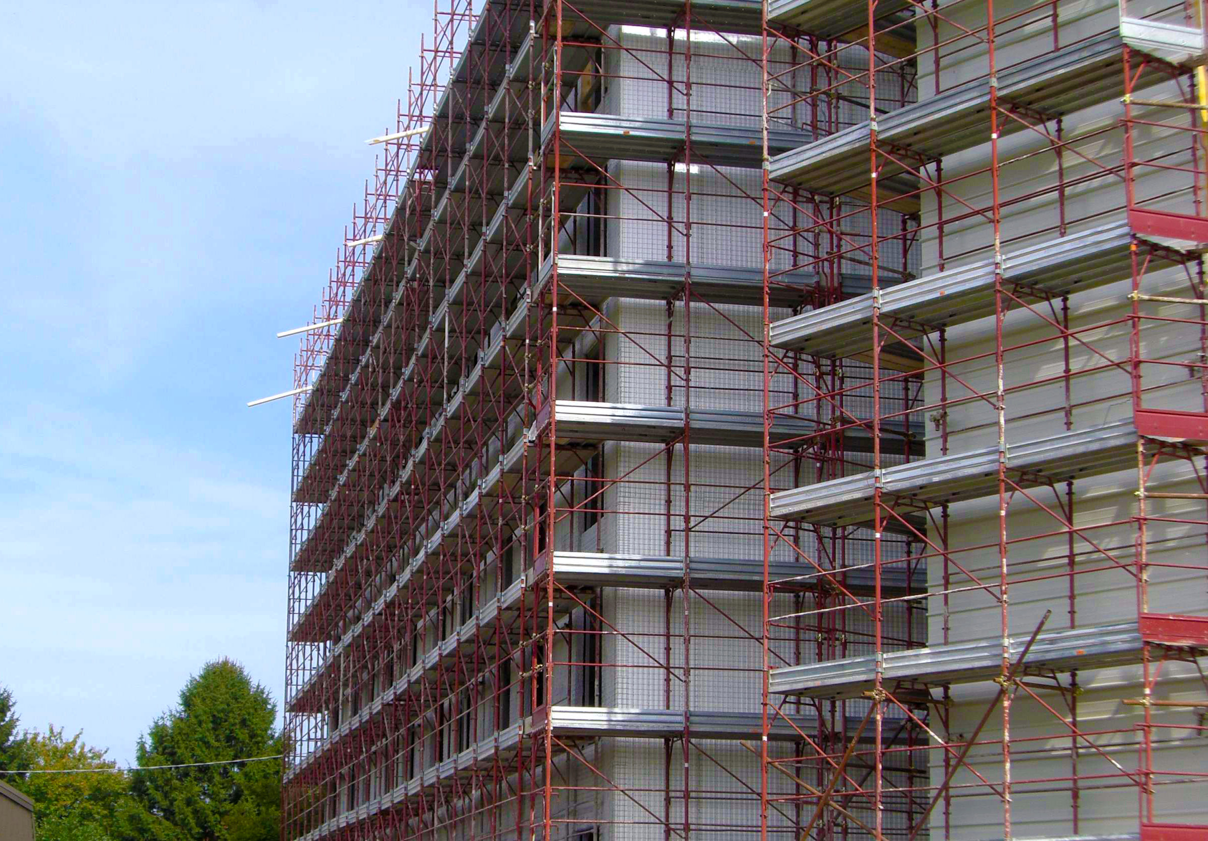 SCIP building system on multifamily building under construction