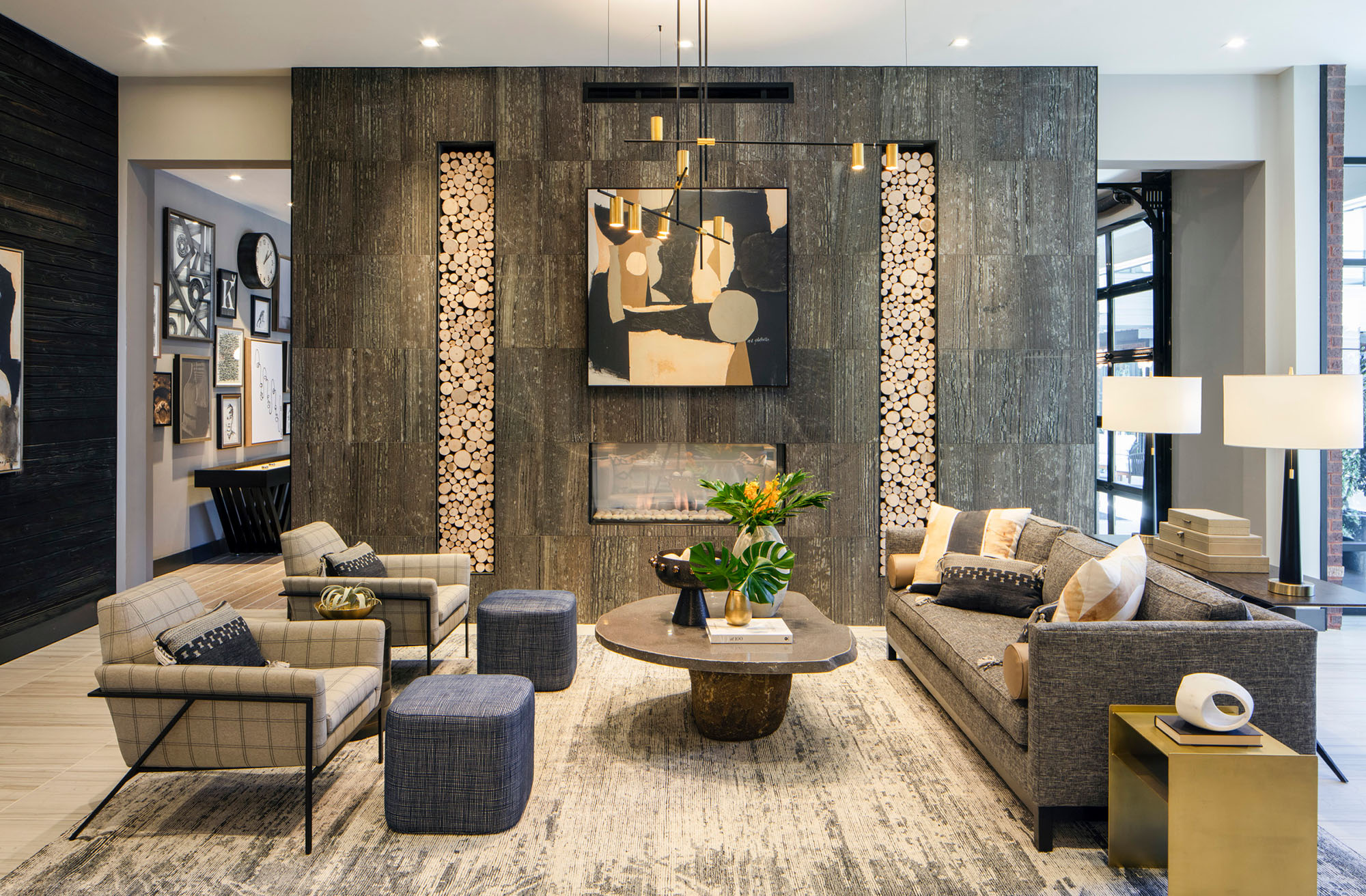 MCA interior design project Kilby resident lounge