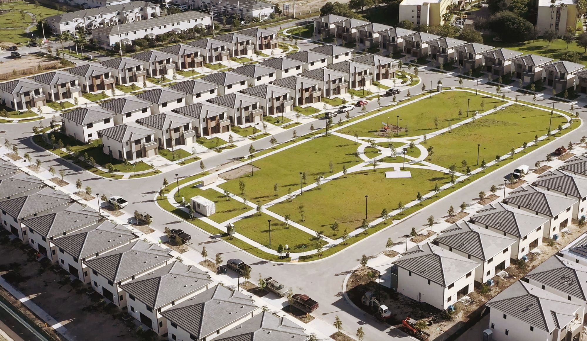 Onx Homes development aerial view