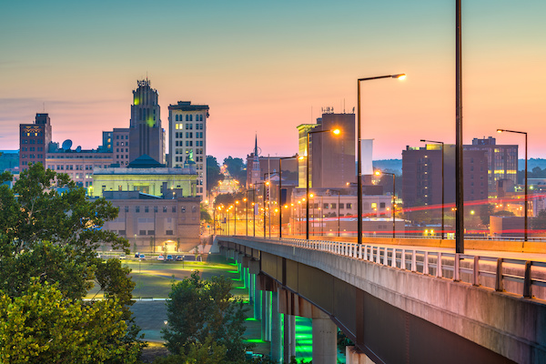 View of Youngstown, Ohio's downtown