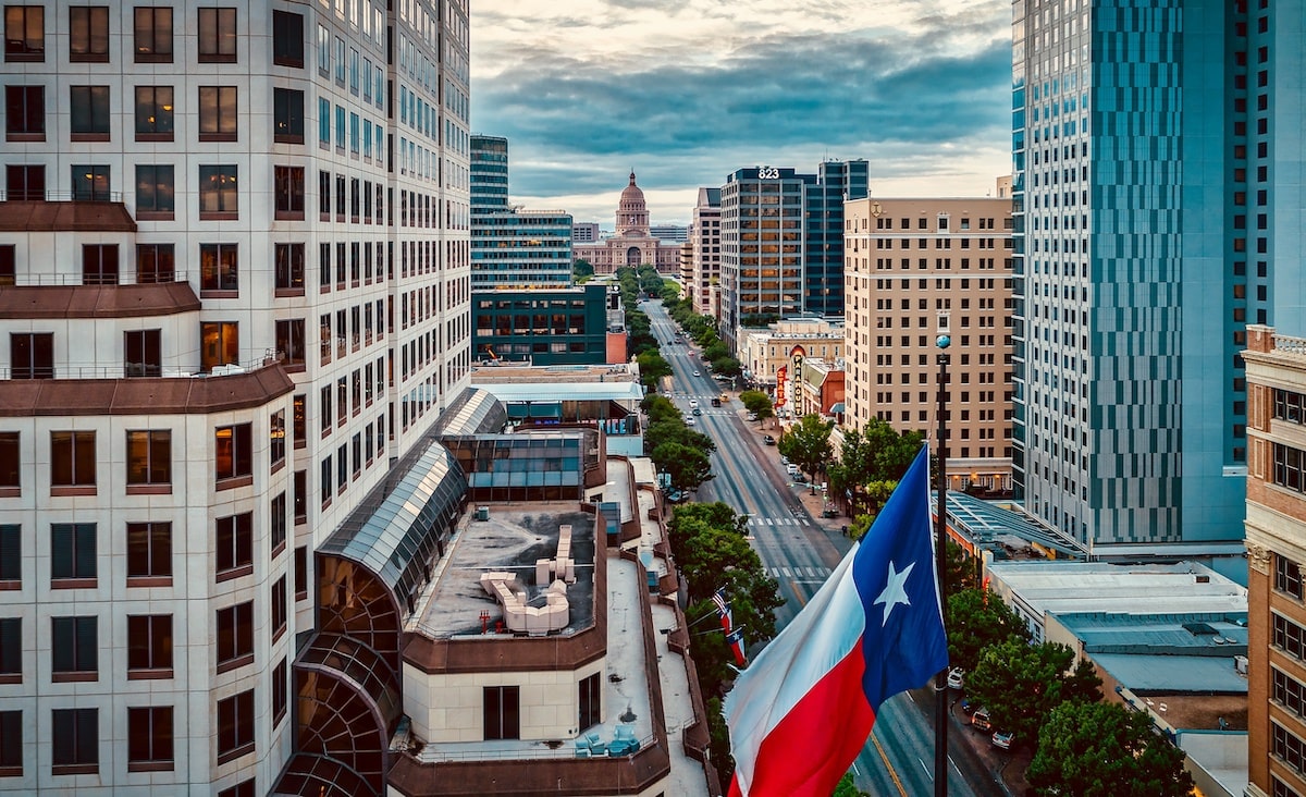 Austin, Texas, downtown view
