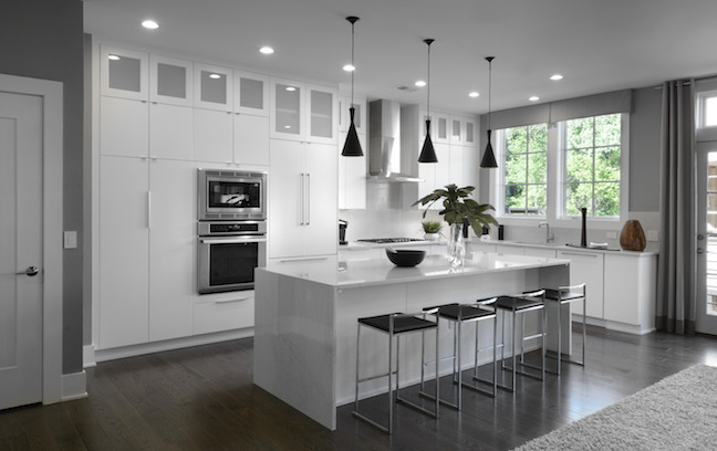 Kitchen of home at The Brownstones at Chevy Chase Lake