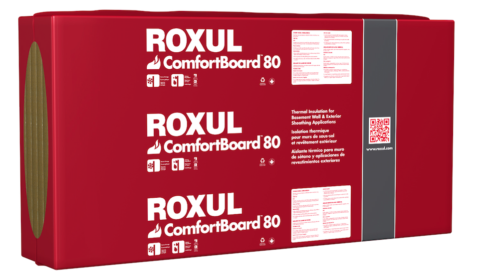 Building products-Roxul-ComfortBoard 80 insulation