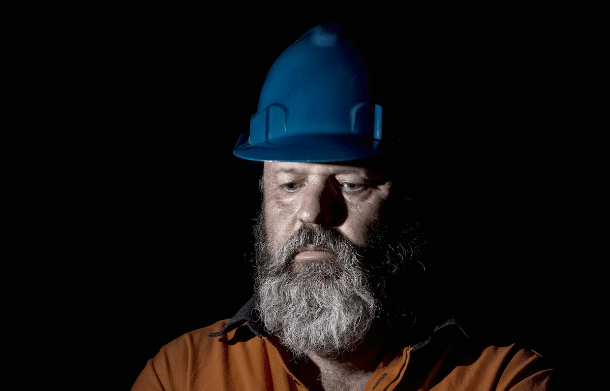 Depressed construction worker needs mental health support
