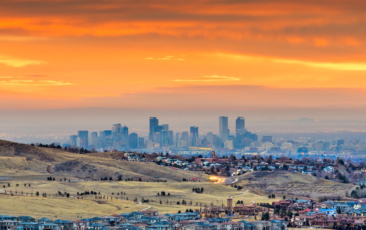 Skyline of Denver, CO