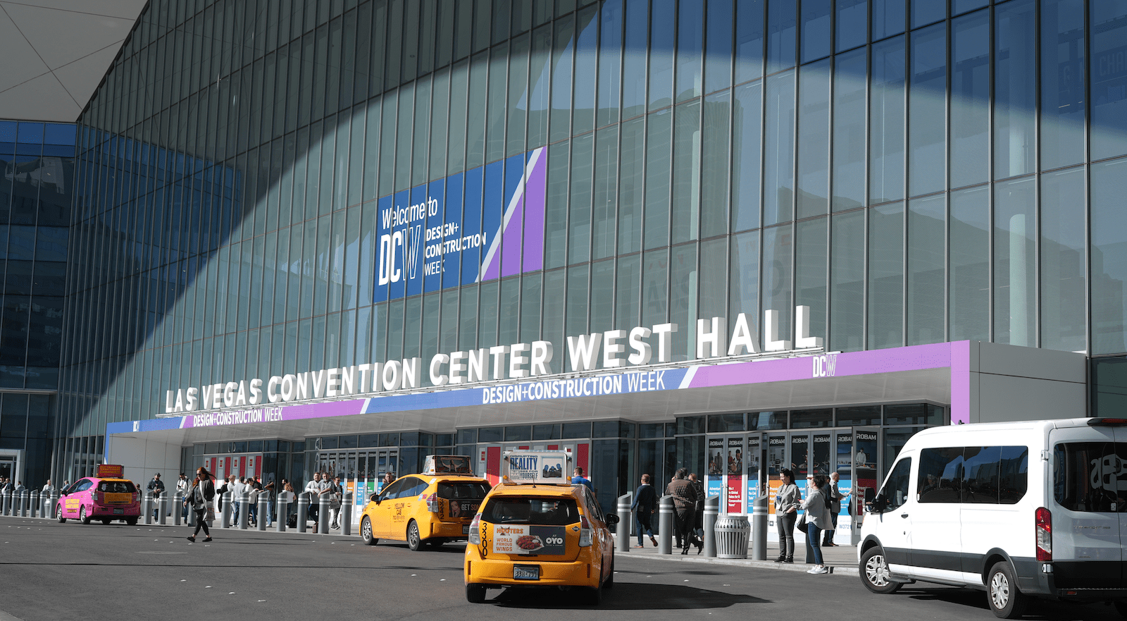 Exterior of exhibit hall at the International Builders' Show