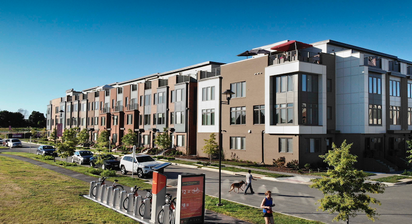 EYA's Westside at Shady Grove Metro, in Rockville, Md., is a dense, walkable neighborhood with a significant affordable-housing component.