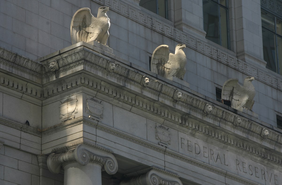Exterior of Federal Reserve bank