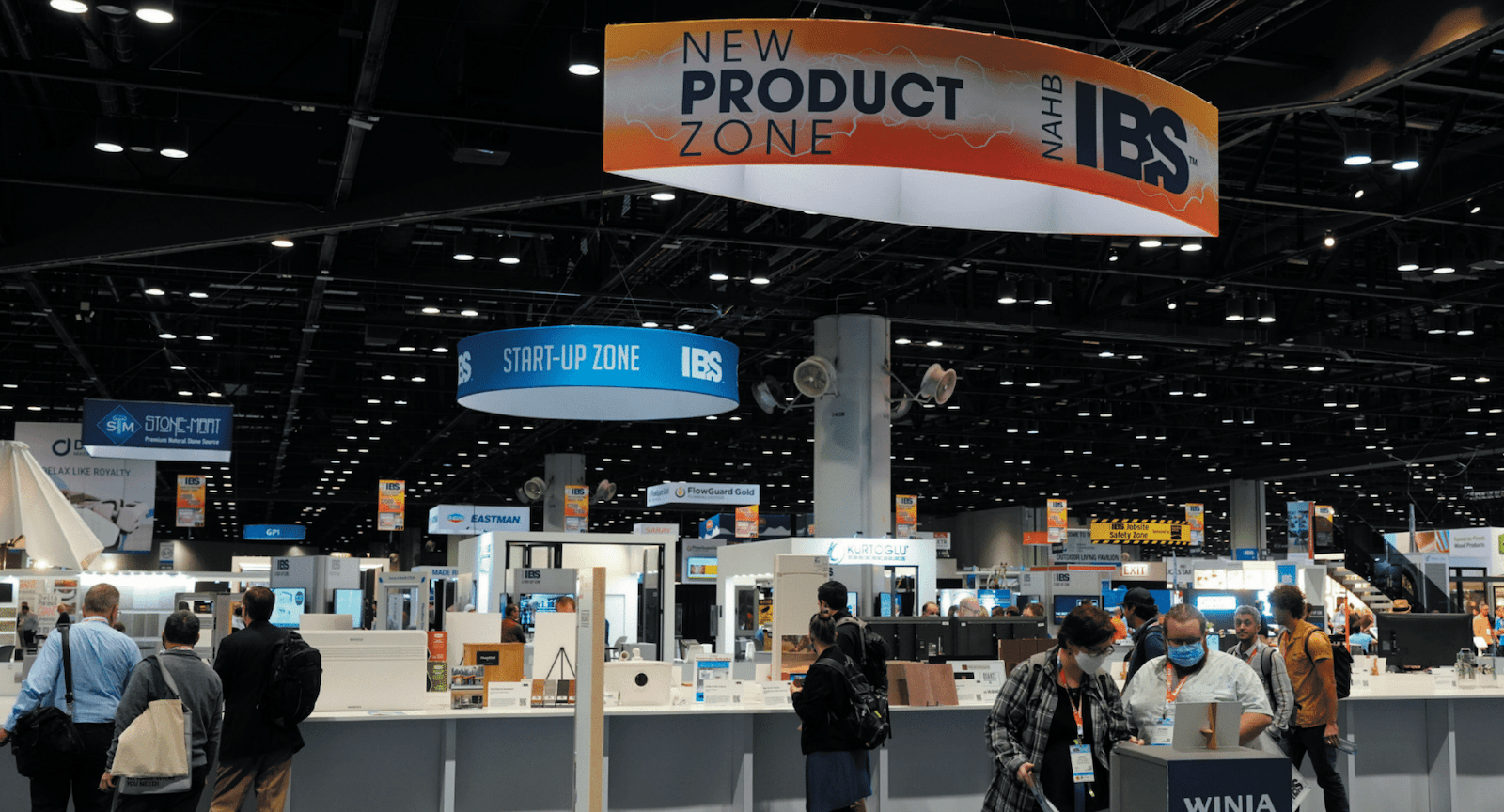 International Builders' Show New Product Zones in action